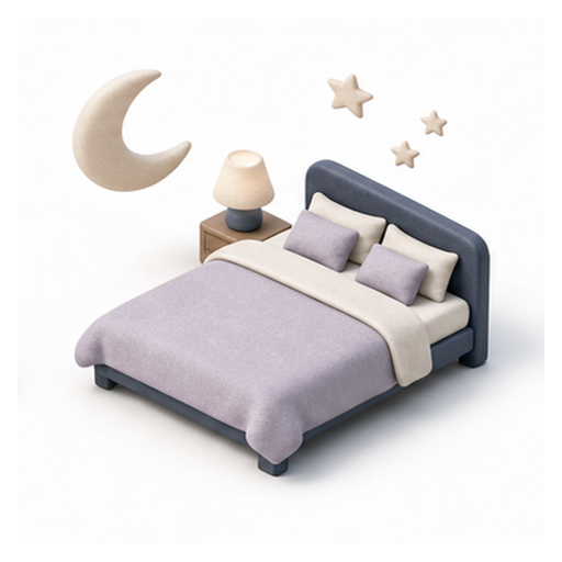 Dormitorio preparado para el apoyo nocturno